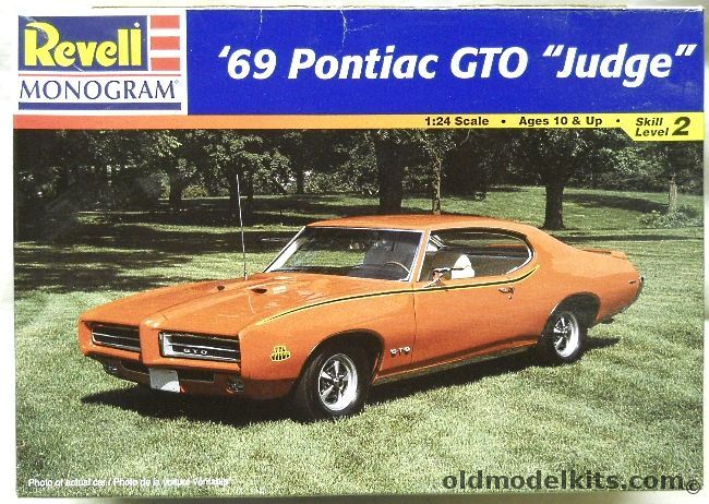 Revell 1/24 1969 Pontiac GTO Judge 2 Door Hardtop, 85-2443 plastic model kit